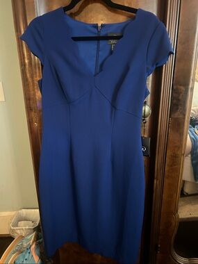 Adrianna Papell Dark Blue Pencil Skirt